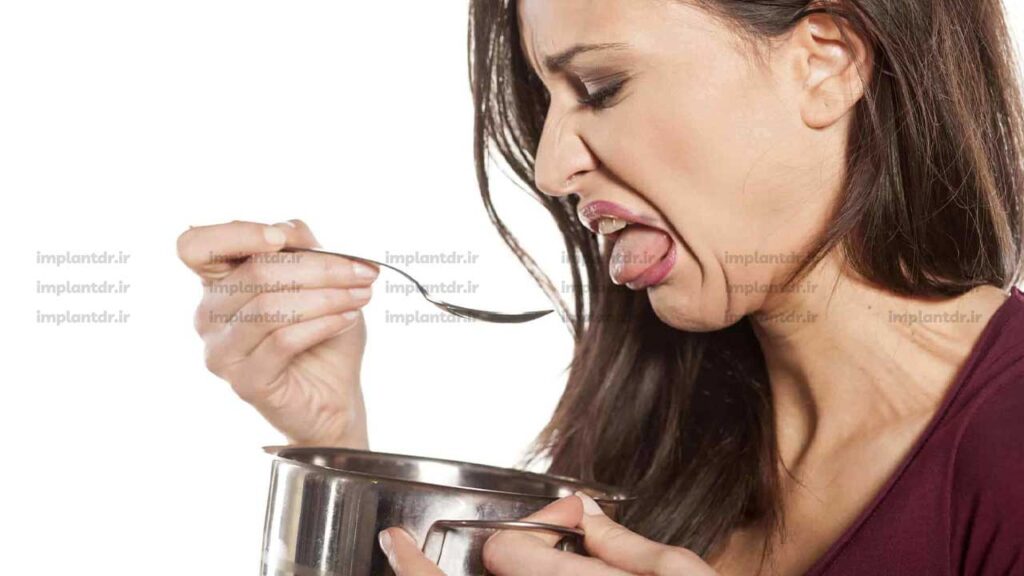 تلخ شدن دهان بعد از خوردن غذا